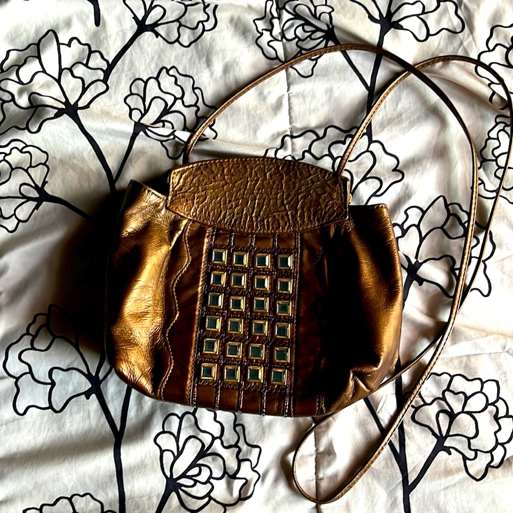 Leather vintage handbag